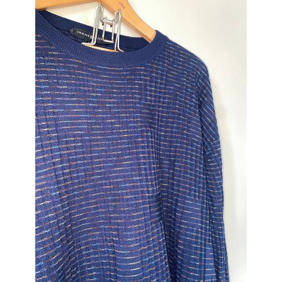 Jhane Barnes Mens Silk Colorful Sweater Size XXL Subtle 3D - Picture 1 of 5